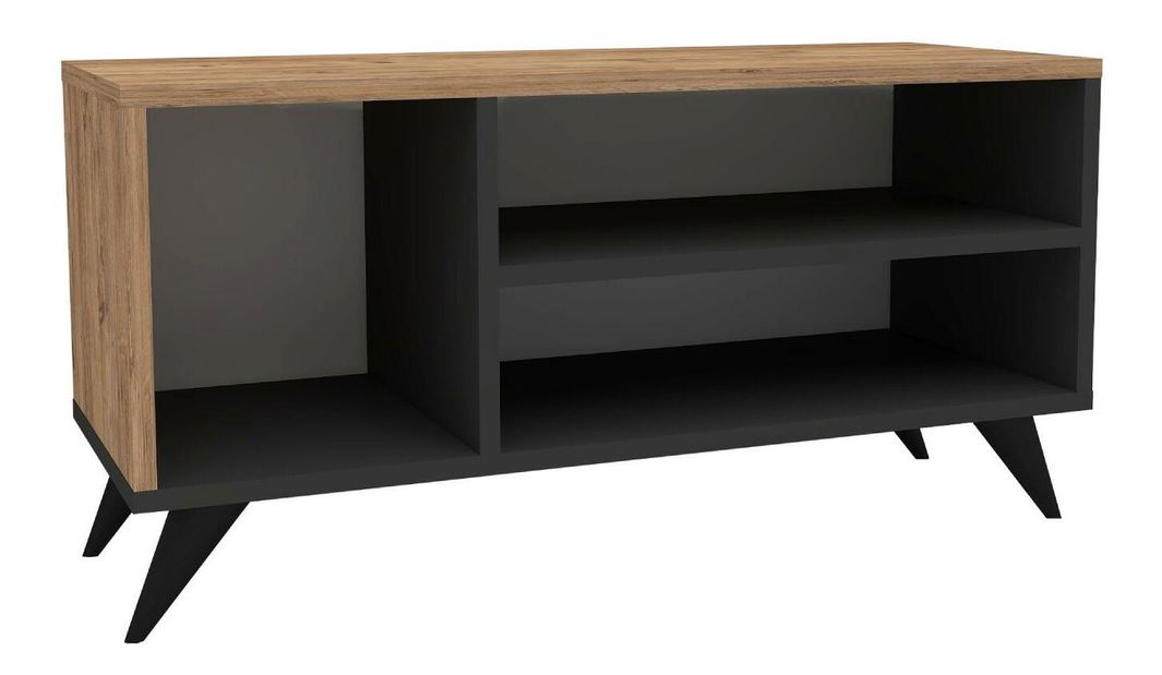 Botník (skrinka na topánky) Pulopo (borovica atlantická + antracit)