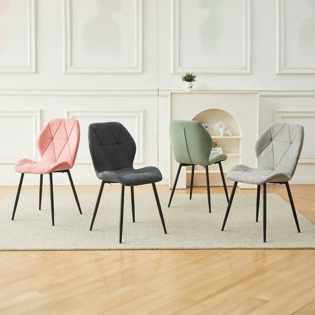 Scaun sufragerie Cansancio (roz)