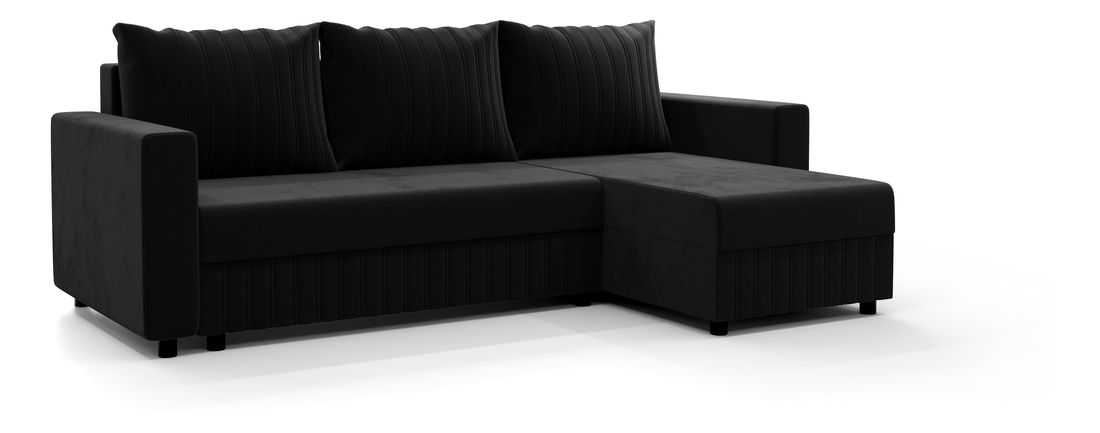 Kutna garnitura Peak L (crna) (D)