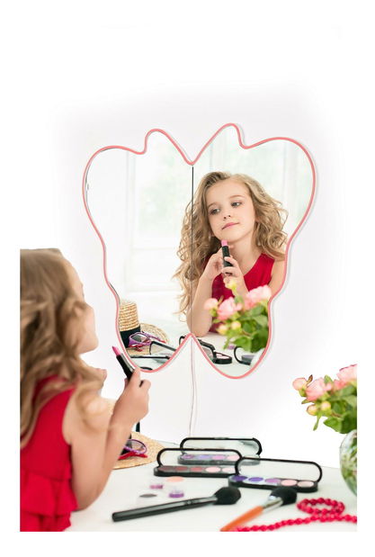 Zrkadlo Loviso (ružová) (s osvetlením)