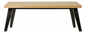 Konferenčný stolík Alaloria (prírodná + čierna)