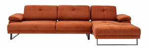 Rohová sedačka Mussty (oranžová) (P)