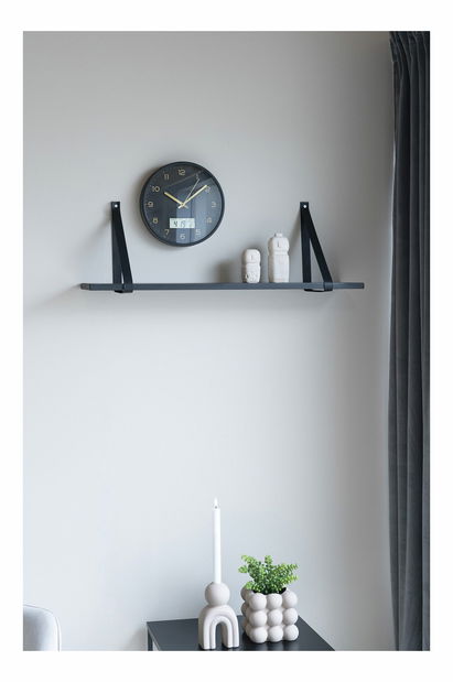 Ceas de perete Alanora (negru)