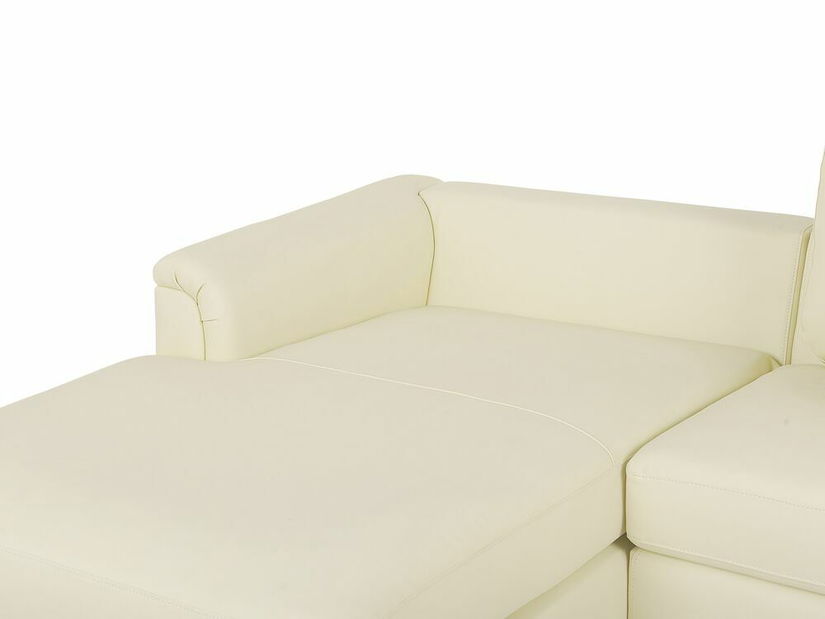 Colțar din piele Oulu (crem) (S) 