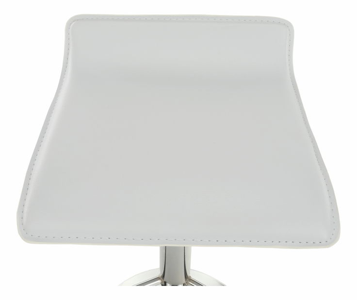 Scaun tip bar Larina (alb)
