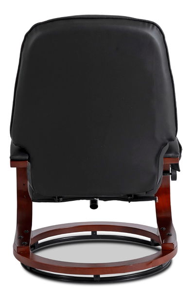 Masszázsfotel zsámollyal Canole (fekete) 