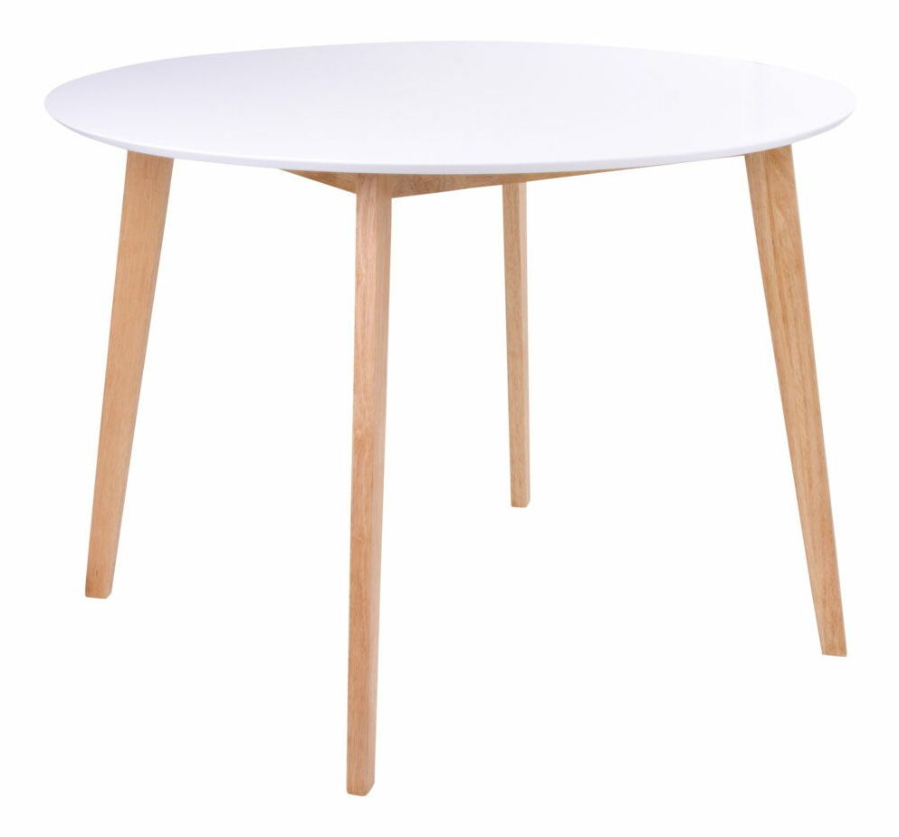 Masă de dining Virelia 2 (alb)