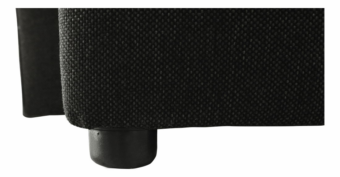 Rohová sedačka Udan čierna + svetlosivá (P)