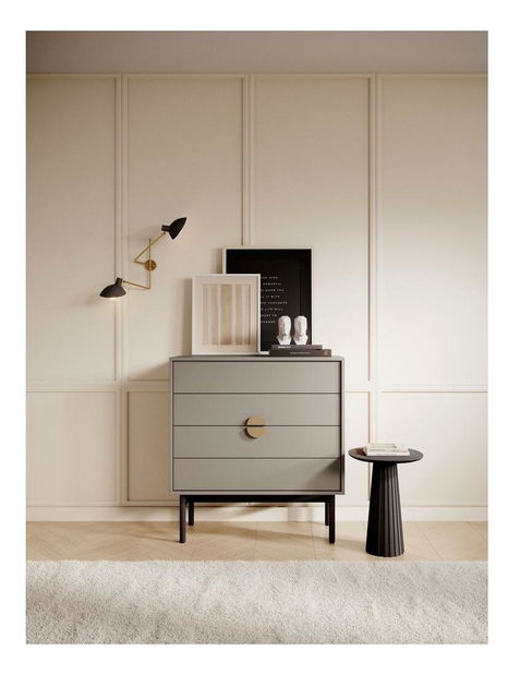 Komód Stellia S4 (cappuccino + fekete)