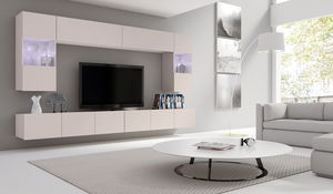 Mobilier living Calabria C1 (cashmere) (fără iluminat)