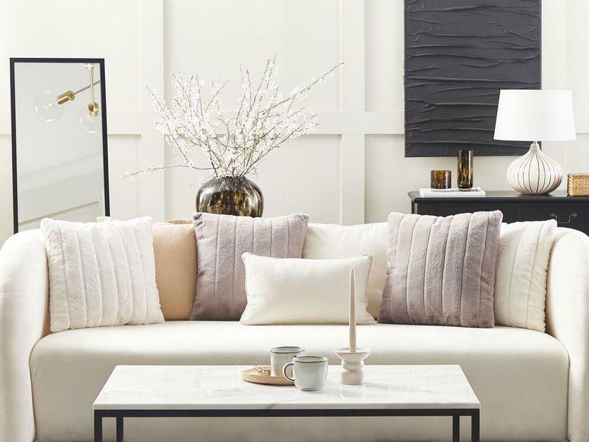 Set 2 buc perne decorative 45 x 45 cm Pumlla (gri)