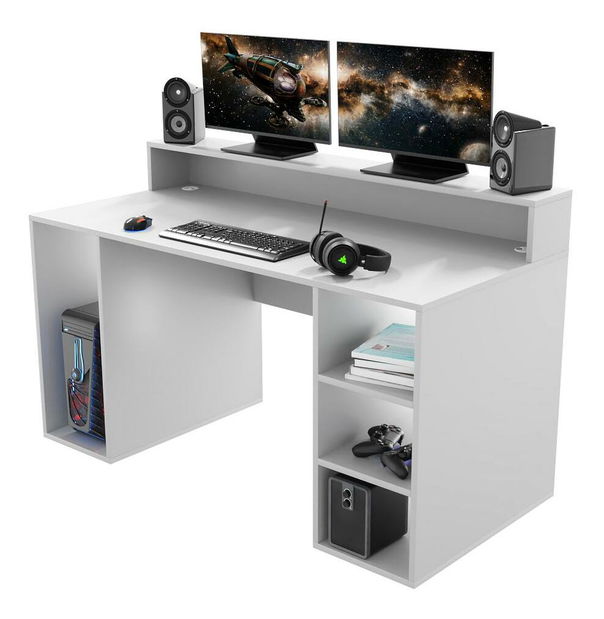 Písací stôl Myst (biela)