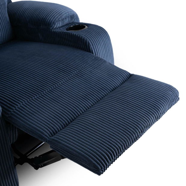 Fotoliu reglabil Trigesimo (albastru marin) 