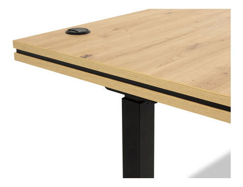 Masă PC Noralan I (stejar artisan + negru)