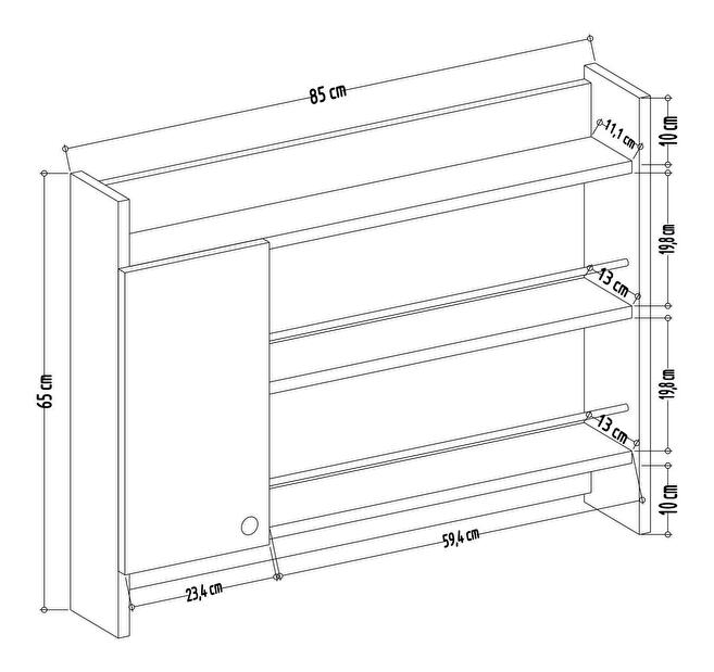 Raft Knorr (antracit)