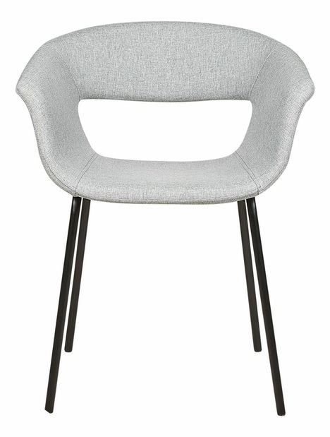 Set 2 ks jedálenských stoličiek Ezra (sivá)