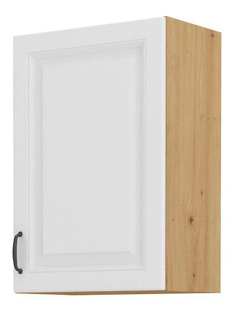 Felső konyhaszekrény Sheila 50 G 72 1F (artisan tölgy + fehér)