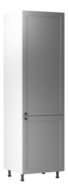 Dulap de bucătărie pentru alimente D60R Lanaya (alb + gri mat) (D)