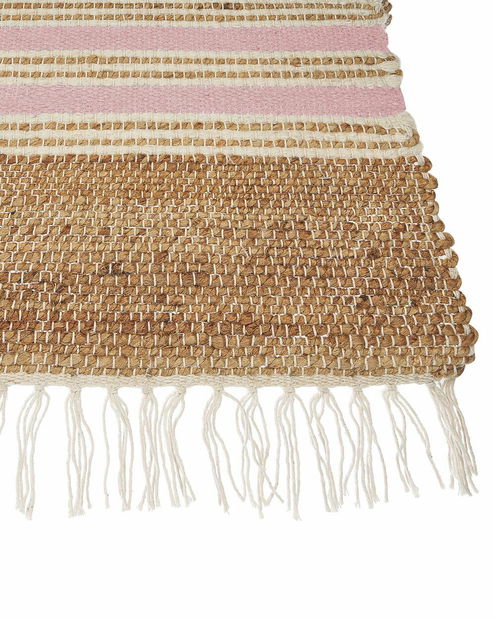 Covor 80 x 150 cm Miza (bej + roz)