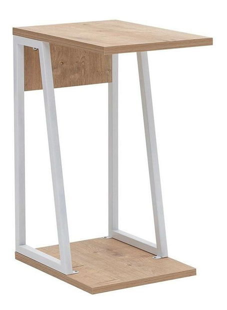 Kézi asztal Nidupe 3 (zafír tölgy + fehér) 