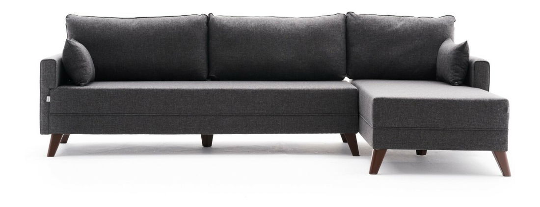 Canapea extensibilă Bellina 1 (antracit) (D)