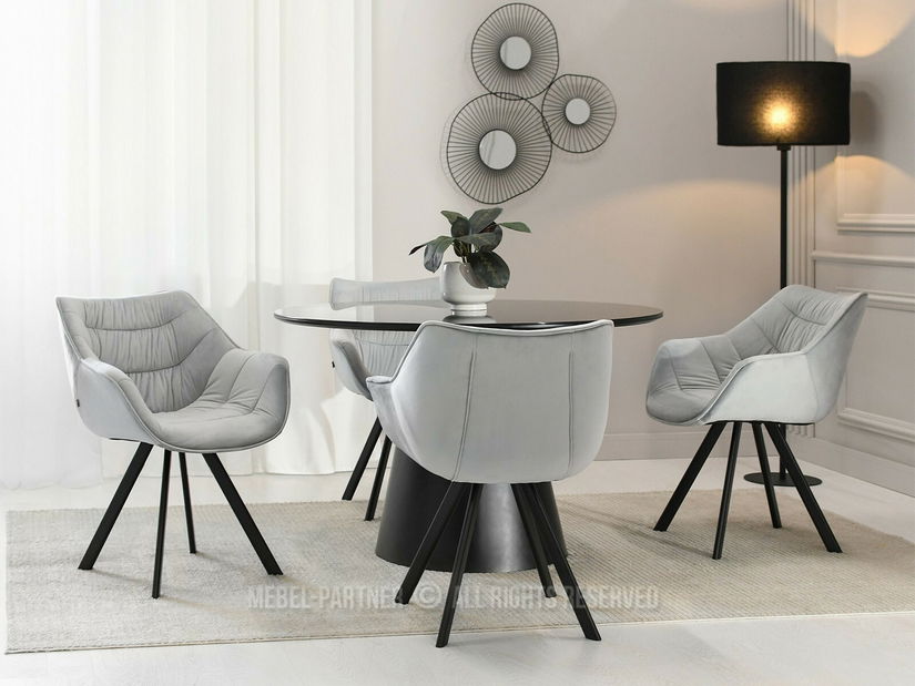 Szék Nina(világos szürke + fekete)