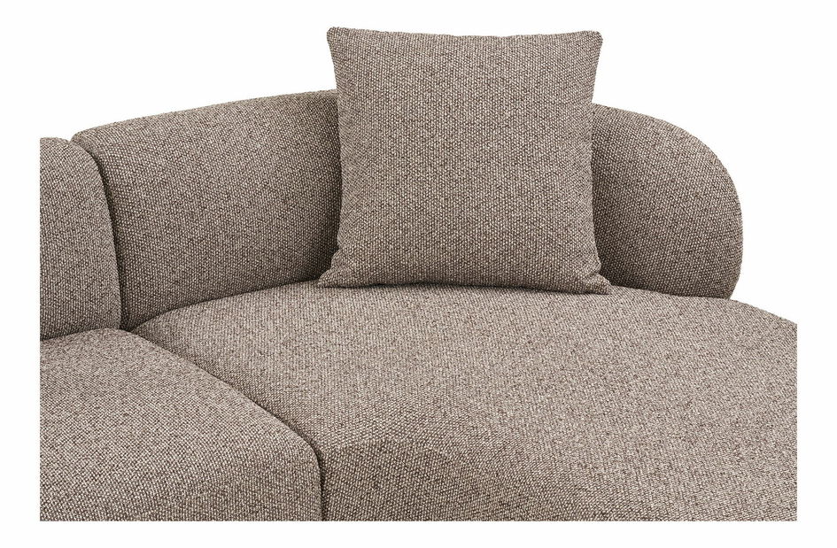 Rohová sedacia súprava (P) Kaveria (hnedá)