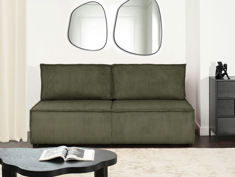 Pohovka dvojsedačka Nazismo (čierna)