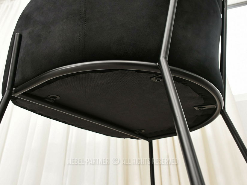 Scaun sufragerie Bastante (negru)