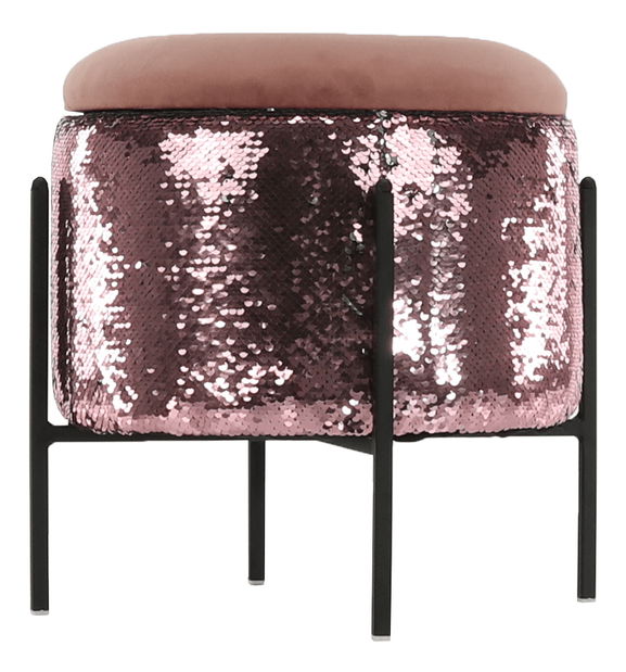 Taburete Tania (roz + negru)