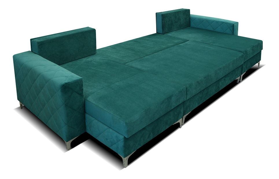 Sarokkanapé U Misrin Bis (zöld) (J)