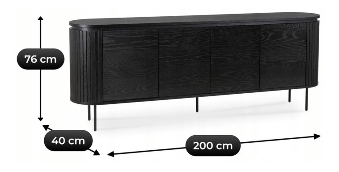 Skrinka Back 200 (čierna) 