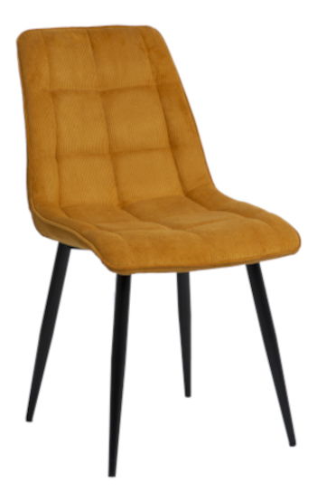 Jedálenská stolička Charlie (žltá + čierna)