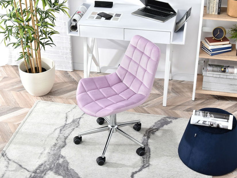 Stolica Eleanor (jorgovan + krom)