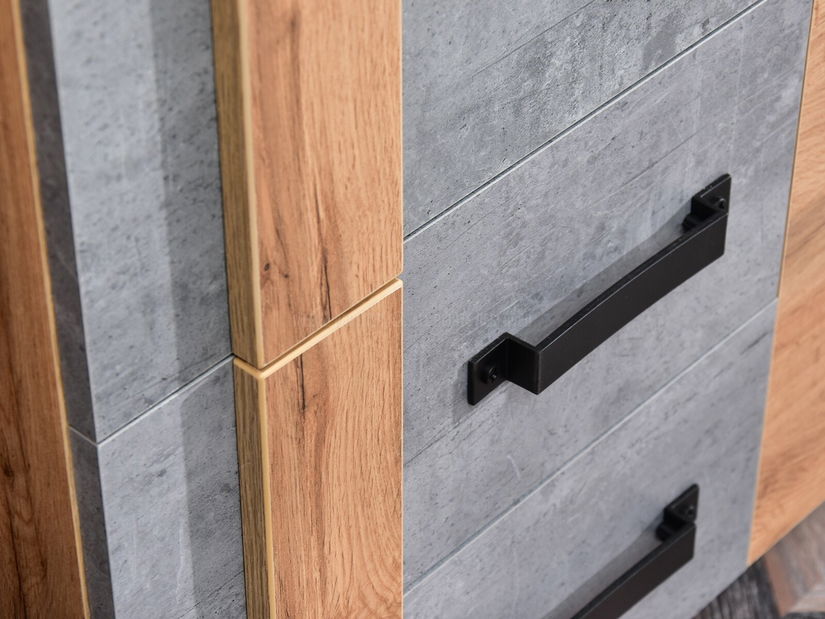 Mobilier living Subrayado 03 (stejar + negru)