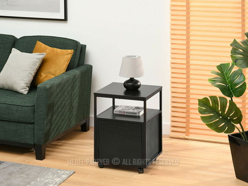 Szekrény Adlo (fekete fa + fekete)