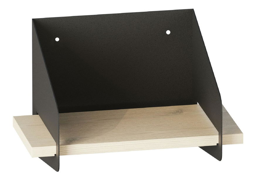 Raft de perete Shortia 1 (negru)