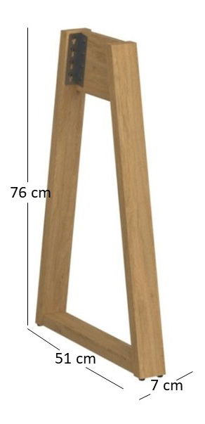 Picior pentru masa PC Nickole 140 