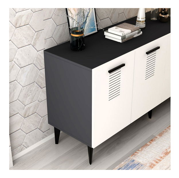 Skrinka Vipapo 5 (antracit + biela) 