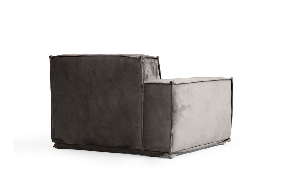 Rohová sedačka Legaletta 7 (sivá) (L)