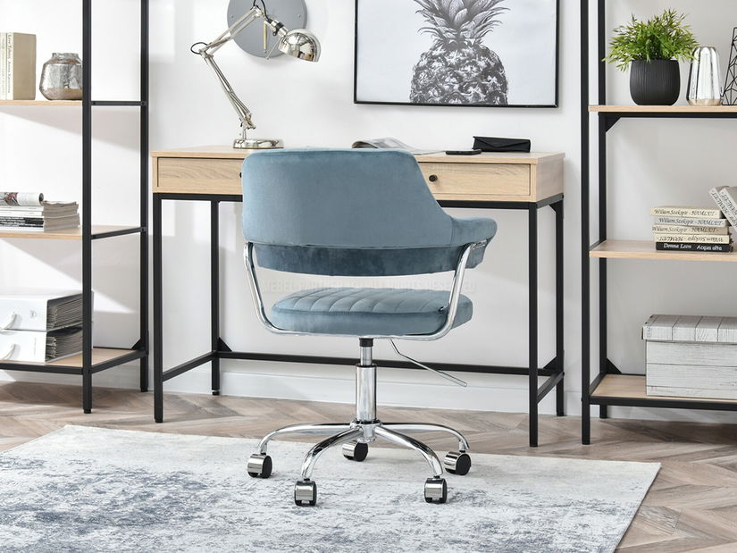 Stolica Merylyn (plava + krom)