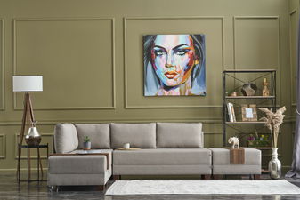 Sarokkanapé Flay 1 (krém) (B)