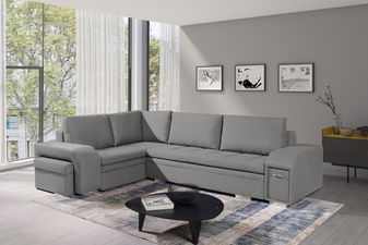 Sarokkanapé Aja (szürke) (B)