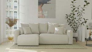 Rohová sedačka Denia (L) (béžová)