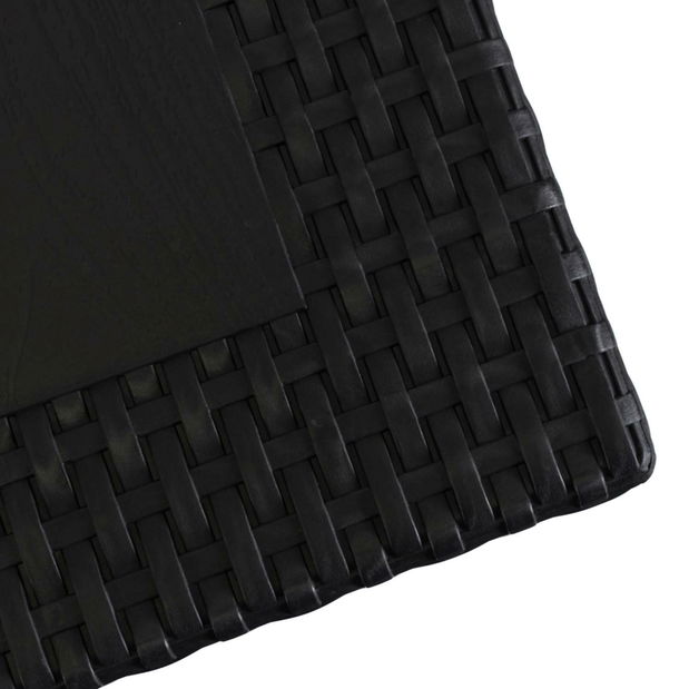 Set mobilier de grădină Fabricaria (negru) (pentru 4 persoane)