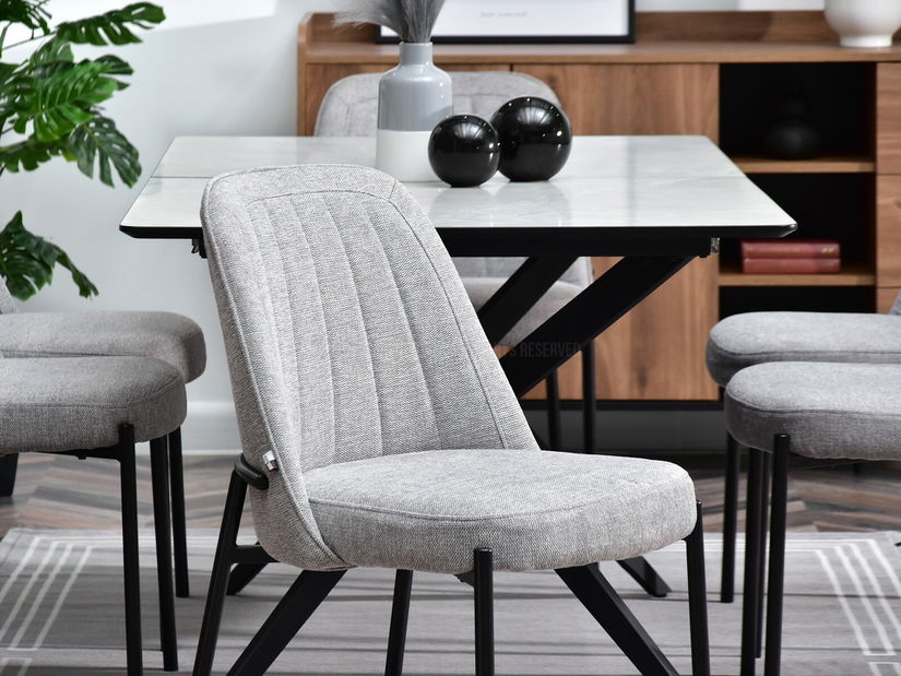 Scaun Ella (gri + negru)