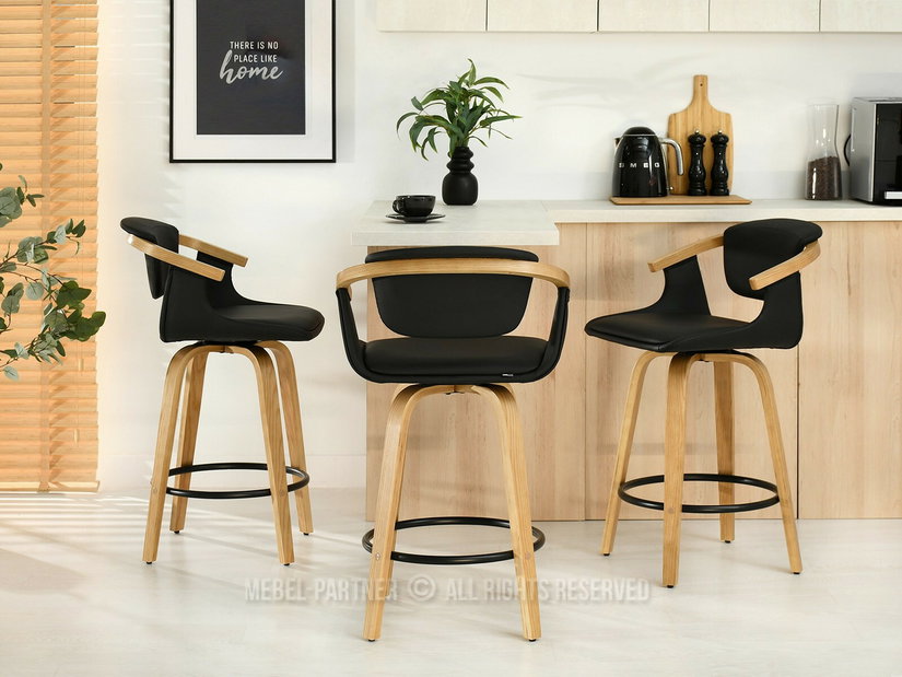 Barska stolica Marcuso (crna)