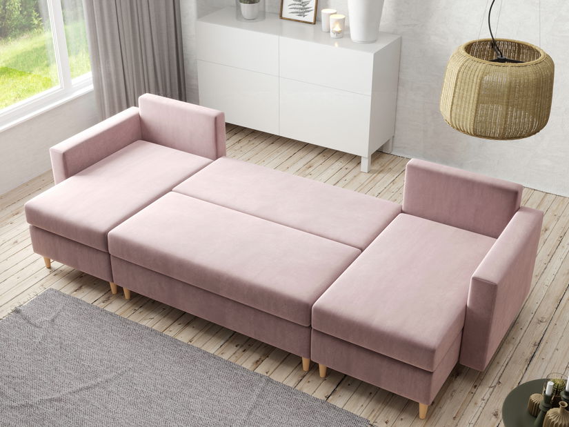 Rohová sedacia súprava U Lover (sivá)