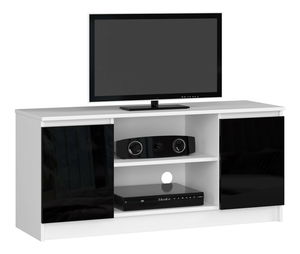 TV stolík Darian (čierny vysoký lesk)