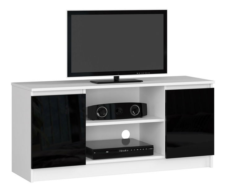 TV stolík Darian (čierny vysoký lesk)